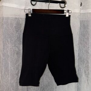 Lululemon super high rise align biker shorts